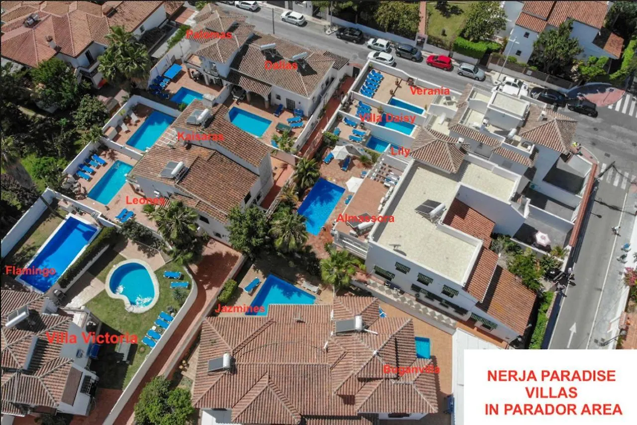 Nerja Paradise Rentals - Villa Jazmines location